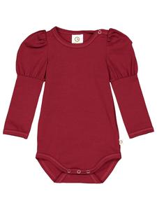 Комбинезон/боди Müsli by GREEN COTTON, темно-красный
