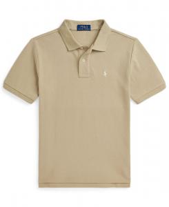 Футболка-поло Iconic Mesh для мальчиков 8-20 лет Polo Ralph Lauren, Khaki