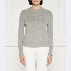 Шерстяной свитер обычного кроя Marella, серый