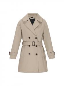 DreiMaster Женское пальто оливкового цвета