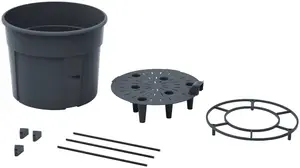 Горшок для выращивания Prosperplast "Tomato Growe", ØxH: 39,2x31,6 см, 21 деталь Высота: 31,6 см, цвет anthrazit