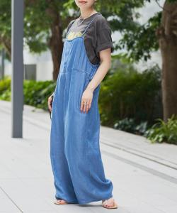 Светлый джинсовый комбинезон-майка Coen, цвет Cobalt