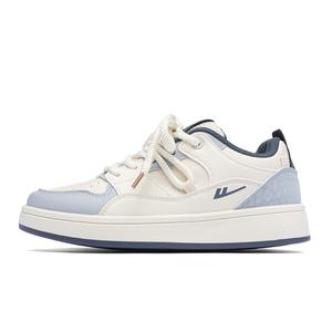 WARRIOR Кроссовки для скейтбординга с противоскользящим покрытием, износостойкие, унисекс, темно-синие, белые