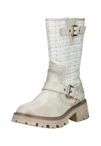 Сапоги из искусственной кожи/текстиля Mustang, белый