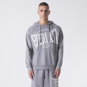 EVERLAST Толстовка с капюшоном для тренировок и бокса, серая, хлопок