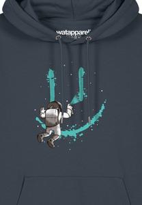 Толстовка с капюшоном GRAFFITI ASTRONAUT watapparel, антрацит