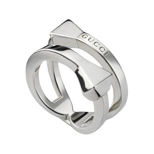 GUCCI Кольцо из стерлингового серебра 925 пробы Unisex Silver