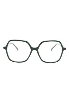 GIGI STUDIOS очки Candela в квадратной оправе, зеленый