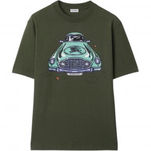 Футболка Cotton с принтом автомобиля Burberry, Jasper