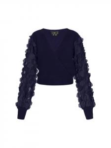 Faina Женская блузка темно-синего цвета