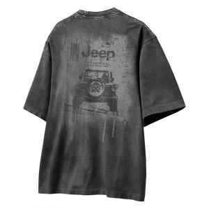 Футболка унисекс Black Knight Series Jeep, серая