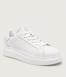 Кожаные кроссовки FONDO URSA DIS. 6 Just Cavalli, белый