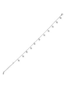 Adeliás Женский кулон из нержавеющей стали с жемчужиной, серебристый