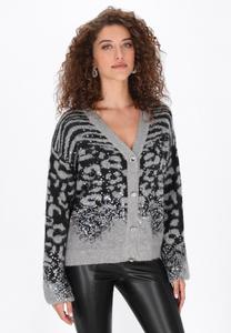Кардиган faina Cardigan, Grey/Black/Grey