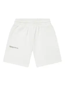 Спортивные шорты с логотипом Pangaia Kids, белый