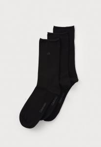 Носки Calvin Klein Underwear WOMEN SOCK ROLLTOP 3 PACK, Black