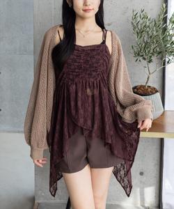 Асимметричный кружевной длинный бюстье