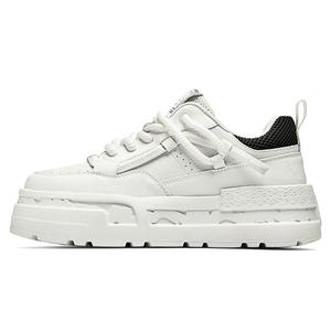 FAIRWHALE Ветреная коллекция амортизирующие износостойкие низкие повседневные кроссовки мужские белый черный, цвет White Black