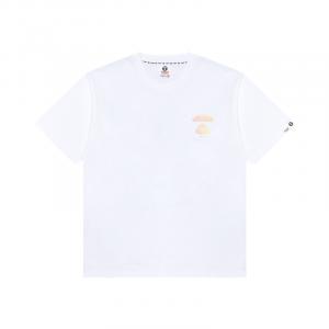 Футболка с логотипом A Bathing APE Aape, белый