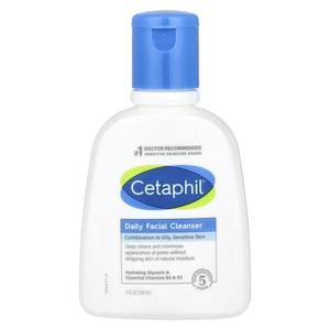Ежедневное очищающее средство для лица, 4 жидких унции (118 мл) Cetaphil