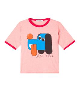 Футболка из хлопкового джерси с принтом Bobo Choses, красный