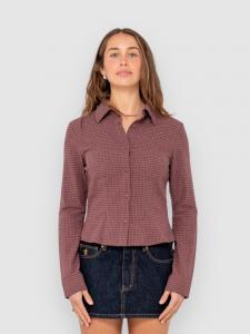 Рубашка Rusty Dallas Fitted Button Up Hemd, rhubarb