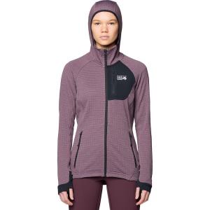 Куртка Mountain Hardwear Polartec Power Grid Full-Zip Hooded  Mountain Hardwear, Blackberry Heather/Black