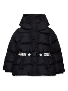 Стеганая куртка DSQUARED2 KIDS, черный