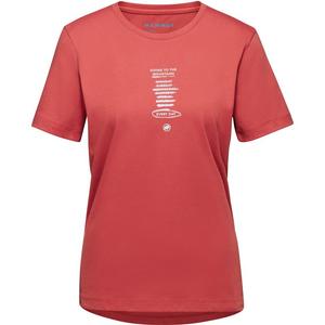 Футболка Mammut Core женская на каждый день Mammut, цвет terracotta