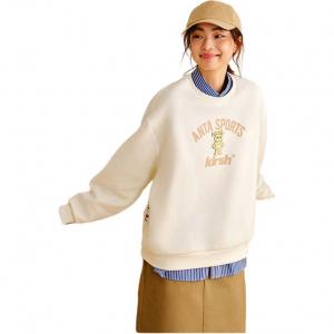 ANTA Толстовка Kirsh Sports Life Collection Good Things Happen женская ivory white