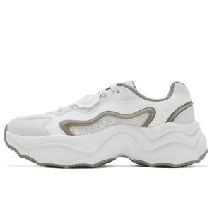 361° Туфли-пельмени, нескользящие, износостойкие, повседневные, низкие, женские, белого цвета, антарктического серого цвета