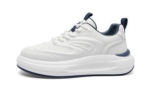 HLA Мужские низкие скейтбордские кроссовки бело-синие, цвет White Blue