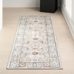 Ковер Lyric Medallion Area Rug nuLOOM, 81x244 см, оранжево-коричневый