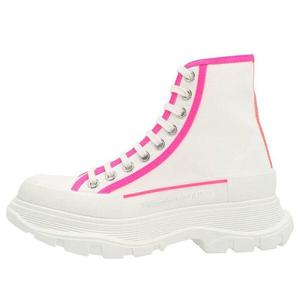 Кроссовки tread slick lace-up boots 'white pink' Alexander Mcqueen, белый