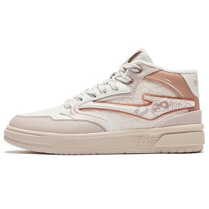 Erke Кроссовки Battery Panda 3lite с высоким берцем, нескользящие, для скейтбординга, женские, микрокристаллические, белые, серые