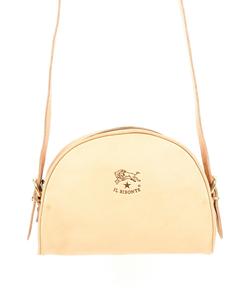 Миниатюрная сумка через плечо IL BISONTE в форме полумесяца