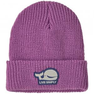 Шапочка с логотипом - для младенцев Patagonia, Live Simply Whale Patch/Brisk Purple