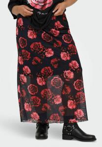 Юбка ONLY Carmakoma CARROSETTA MIDI, Black