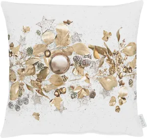АПЕЛЬТ декоративная подушка "1508", чехол без наполнения, 1 шт APELT 46х46 см, золотой