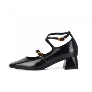 Туфли Мэри Джейн женские Zubumei, Black