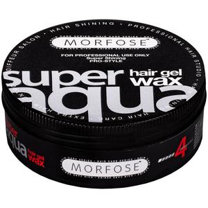 Morfose, Super Aqua Hair Gel Wax Super Shining, воск для укладки волос сильной фиксации, 150 мл