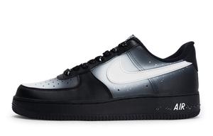 Nike Кроссовки для скейтбординга Air Force 1, унисекс, низкие, черные/белые