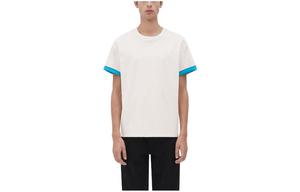 Футболка мужская белая/синяя Bottega Veneta, белый/синий