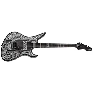 Электрогитара Schecter Avenger FR Przym Palladium, глянцевый черный, НОВАЯ