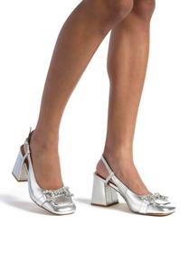 Туфли на каблуке Alma en Pena, серебристый