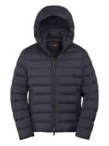 Стеганая куртка с капюшоном Moorer, синий