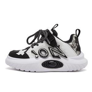 Детская обувь для скейтбординга Hobibear, черный/белый