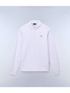 Napapijri Поло "Ealis Ls 1" белого цвета