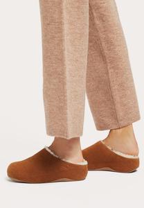 Плоские мюли FitFlop, цвет light tan