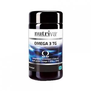Пищевая добавка на основе рыбьего жира Omega 3 TG, богатая жирными кислотами Omega 3, 90 капсул Nutriva